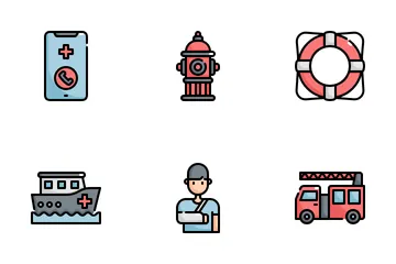 Services d'urgence Pack d'Icônes