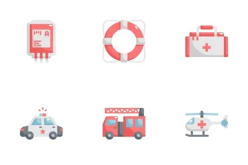 Services d'urgence Pack d'Icônes