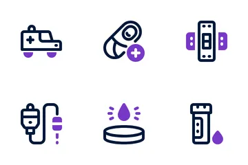 Services médicaux Icon Pack