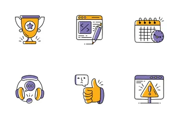 Servicios al cliente Paquete de Iconos