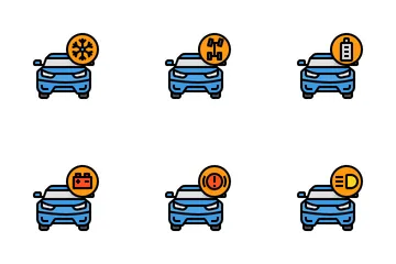 Servicio de auto Icon Pack