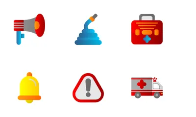 Servicio de emergencia Paquete de Iconos