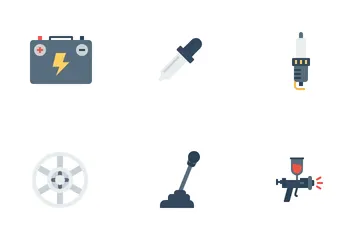 Servicios de automóvil Paquete de Iconos