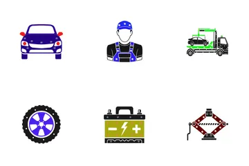 Servicios de coche Icon Pack