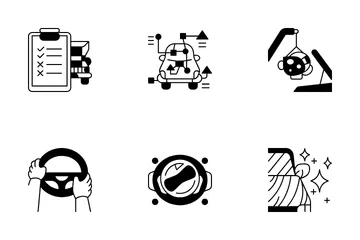 Servicios de coche Icon Pack