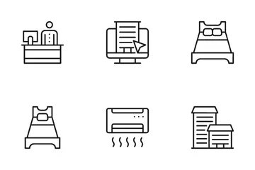 Servicios de hotel Vol 3 Paquete de Iconos