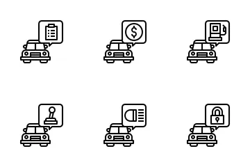 Serviço automotivo Pacote de Ícones