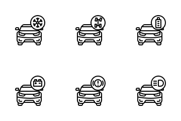 Serviço automotivo Icon Pack