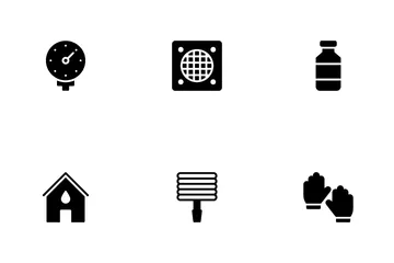 Serviço de encanamento e banheiro Pacote de Ícones