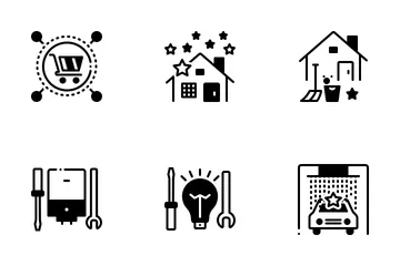Serviço Doméstico Pacote de Ícones