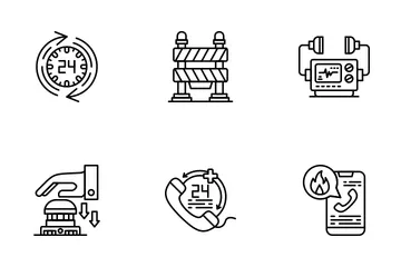 Serviços de emergência Pacote de Ícones