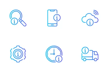 Serviços de informação Icon Pack