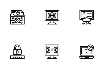 Serviços de TI Icon Pack