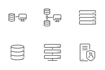 Servidor de base de datos Paquete de Iconos