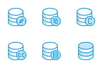 Servidor de datos Paquete de Iconos