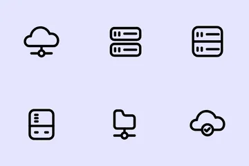 Redes y servidores Paquete de Iconos