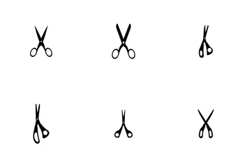 Set Of Scissors Icon Pack
