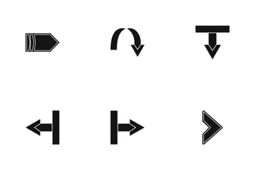 Glifo de seta P3s3 Pacote de Ícones