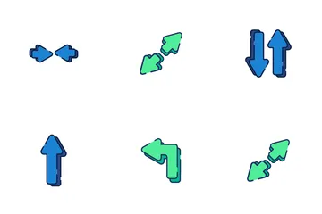 Setas; flechas Pacote de Ícones