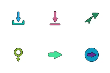 Setas; flechas Pacote de Ícones