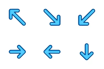 Setas; flechas Pacote de Ícones