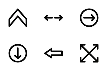 Setas; flechas Pacote de Ícones