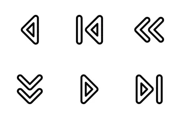 Setas; flechas Pacote de Ícones