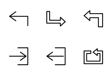 Setas-3 Pacote de Ícones