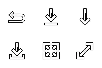 Setas; flechas Pacote de Ícones