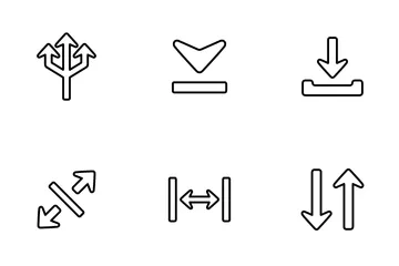 Setas; flechas Pacote de Ícones