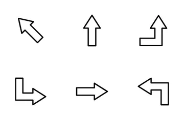 Setas; flechas Pacote de Ícones