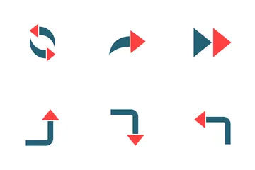 Setas; flechas Pacote de Ícones