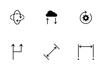 Setas; flechas Pacote de Ícones