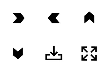 Setas; flechas Pacote de Ícones