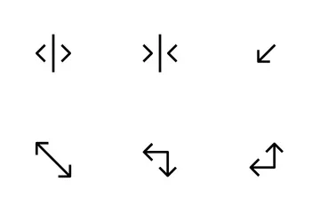 Setas; flechas Pacote de Ícones