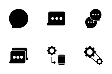 Setting And Chatting Icon Pack
