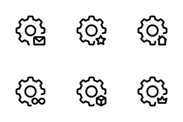 Setting, Settings, Gear Icon Pack