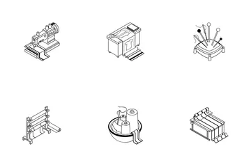 Sewing And Garments Icon Pack