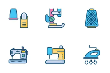 Sewing And Tailor Icon Pack