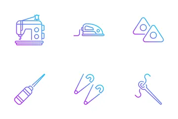 Sewing And Tailor Icon Pack