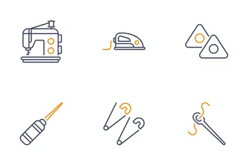 Sewing And Tailor Icon Pack