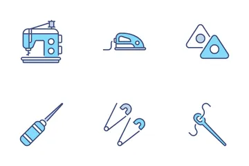 Sewing And Tailor Icon Pack