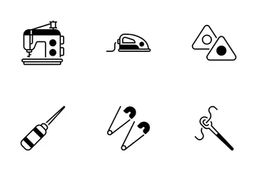 Sewing And Tailor Icon Pack