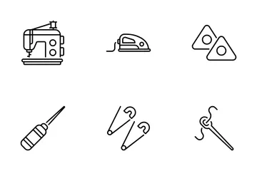 Sewing And Tailor Icon Pack