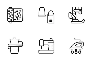 Sewing And Tailor Icon Pack