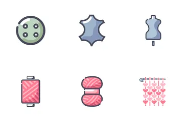 Sewing Kits Icon Pack