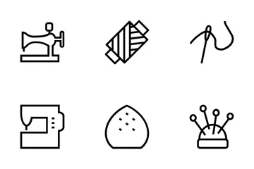 Sewing Vector Icons Icon Pack