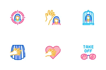 Sexual Harassment Icon Pack