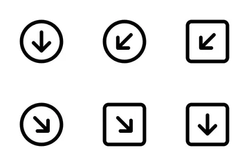 Shape Arrows Icon Pack