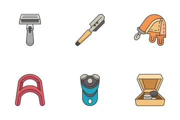 Shaving Supplies Icon Pack